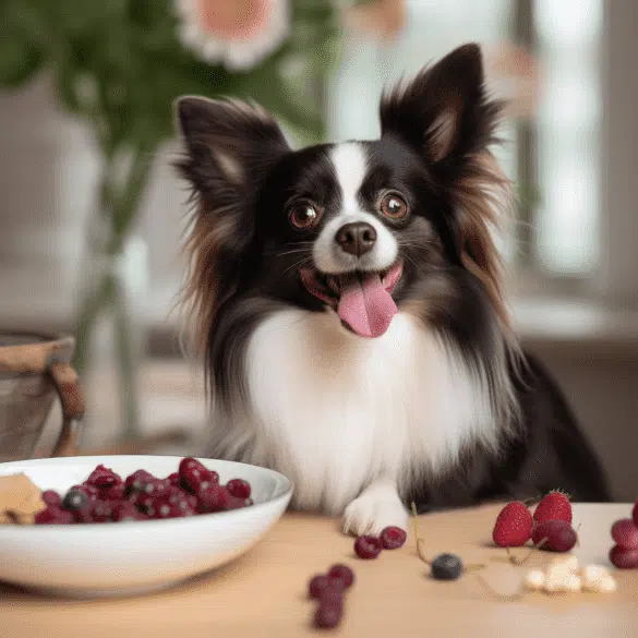 Happy dog enjoying vegan hypoallergenic dog food for a healthy and compassionate diet