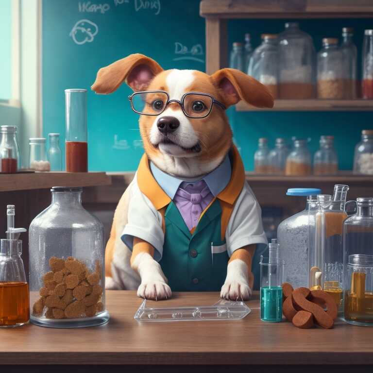 ATTACHMENT DETAILS dreamshaper_v7_a_nerd_dog_dress_as_a_scientist_in_his_lab